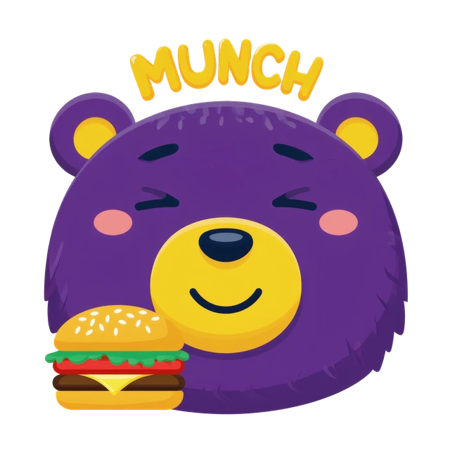 MUNCH, the hAIngry AI mascot
